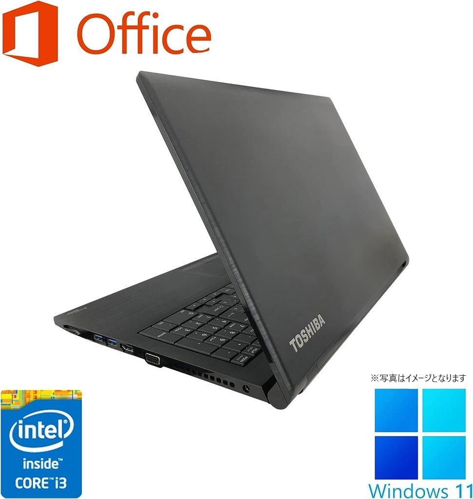 東芝 ノートPC B35/15.6型/10キー/Win 11 Pro/MS Office H&B 2019/Core